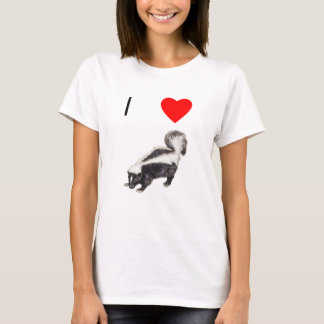 T-shirt J'aime des mouffettes (2)