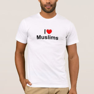 T-shirt J'aime des musulmans (de coeur)