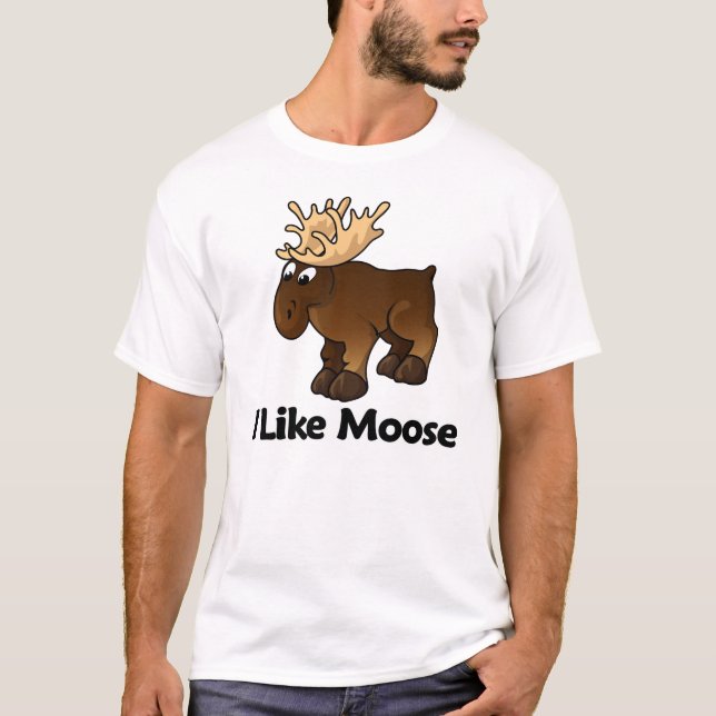 T-shirt J'aime des orignaux (Devant)