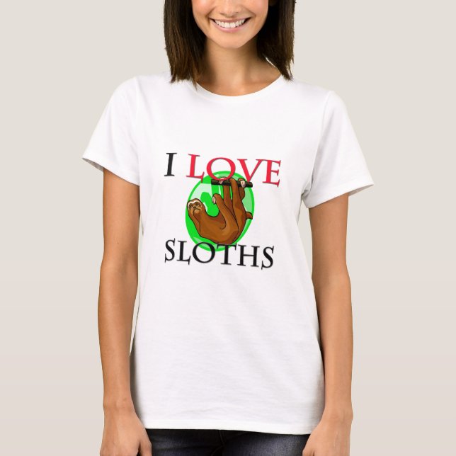 T-shirt J'aime des paresses (Devant)