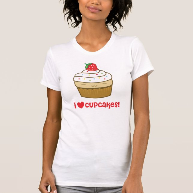 T-shirt j'aime des petits gâteaux (Devant)