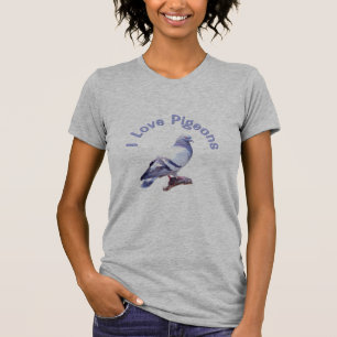 T-shirt J'aime des pigeons