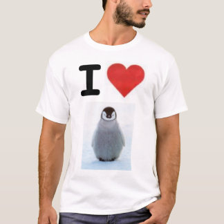 T-shirt J'aime des pingouins