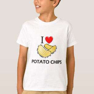 T-shirt J'aime des pommes chips