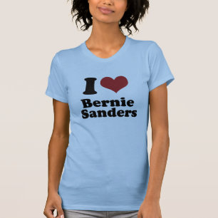 T-shirt J'aime des ponceuses de Bernie pour le président