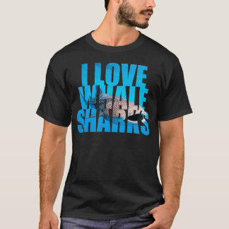 T-shirt J'aime des requins de baleine