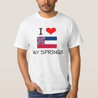 T-shirt J'aime des ressorts Mississippi de baie