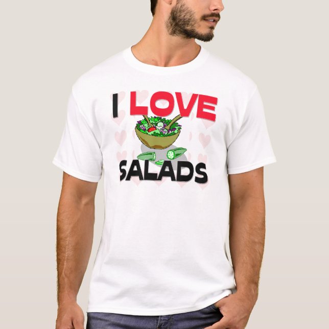 T-shirt J'aime des salades (Devant)