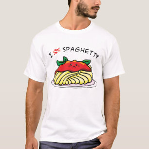 T-shirt J'aime des spaghetti