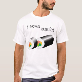 T-shirt j'aime des sushi