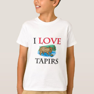 T-shirt J'aime des tapirs