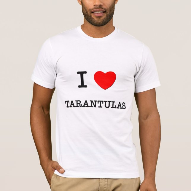 T-shirt J'aime des TARENTULES (Devant)