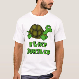 T-shirt J'aime des tortues