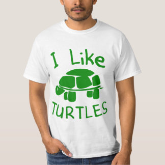 T-shirt j'aime des tortues