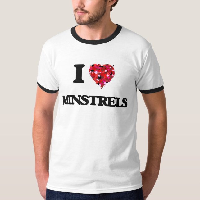 T-shirt J'aime des troubadours (Devant)