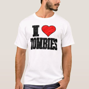 T-shirt J'aime des zombis