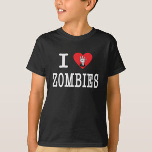 T-shirt J'aime des zombis