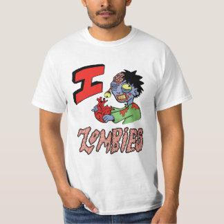 T-shirt J'aime des zombis
