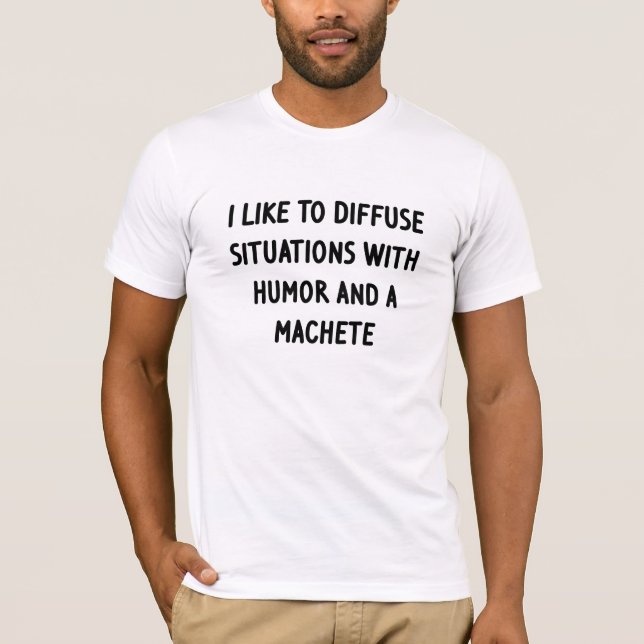 T-shirt J'aime désamorcer les situations (Devant)