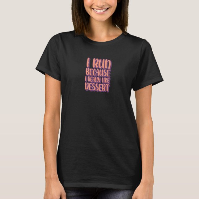 T-shirt J'Aime Dessert Sweet Candy Cupcake (Devant)