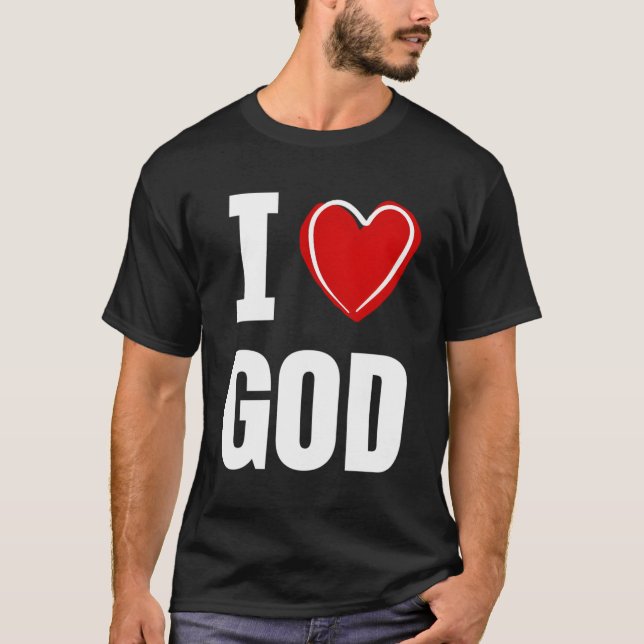 T-shirt J'aime Dieu (Devant)