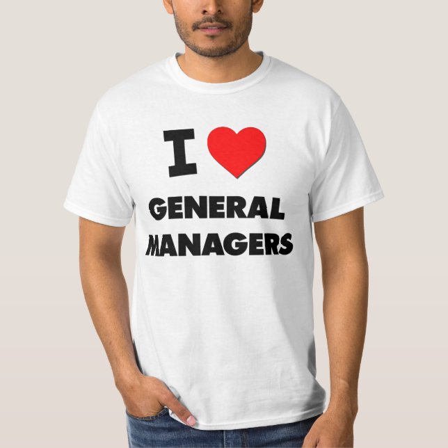 T-shirt J'aime directeurs généraux (Devant)