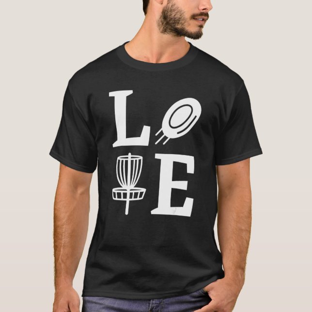 T-shirt J'aime Disc Golf  Disc Golf (Devant)