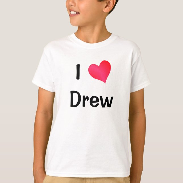 T-shirt J'aime Drew (Devant)