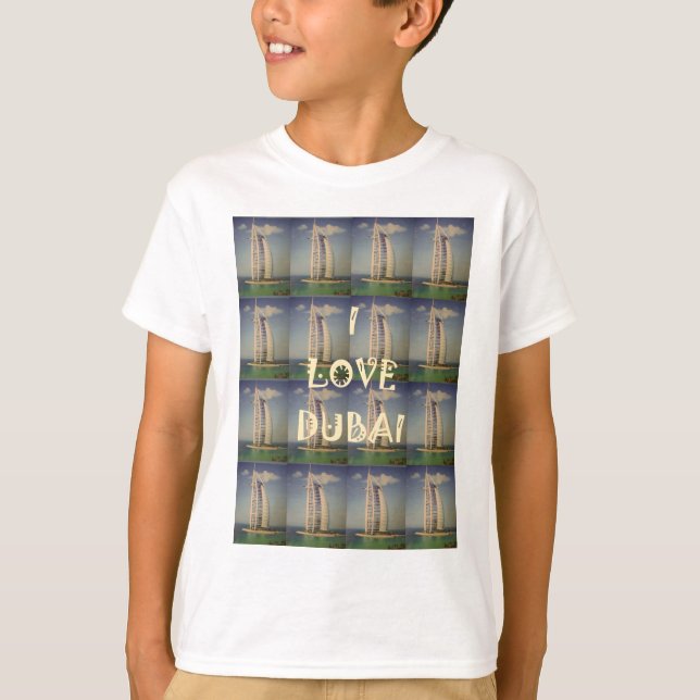 T-shirt J'aime Dubaï (Devant)