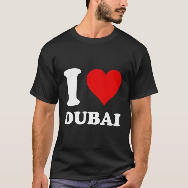 T-shirt J'aime Dubaï (Devant)