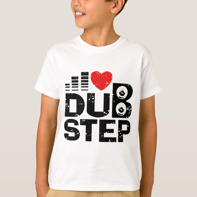T-shirt J'aime Dubstep (Devant)