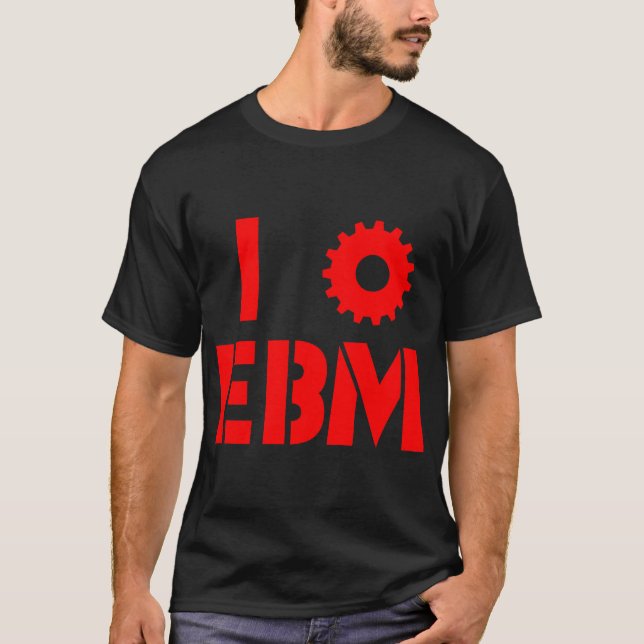 T-shirt J'AIME EBM Rouge (Devant)