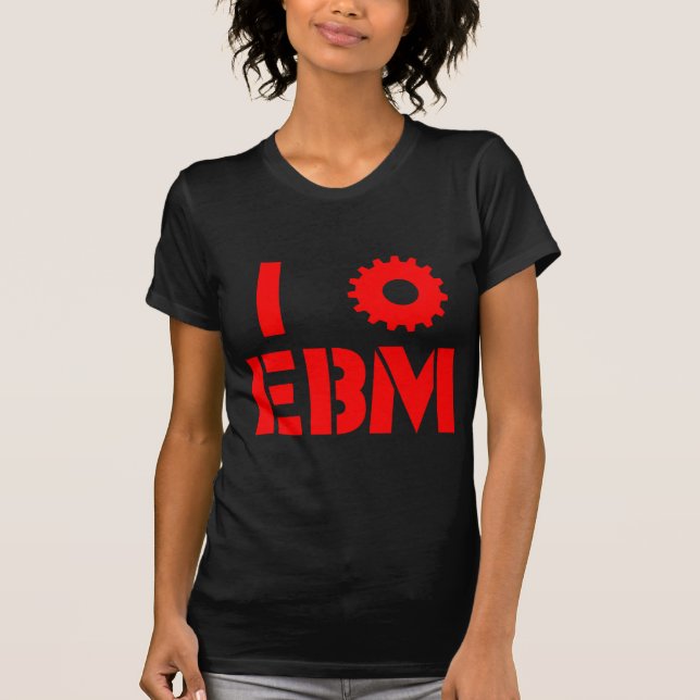 T-shirt J'AIME EBM Rouge (Devant)