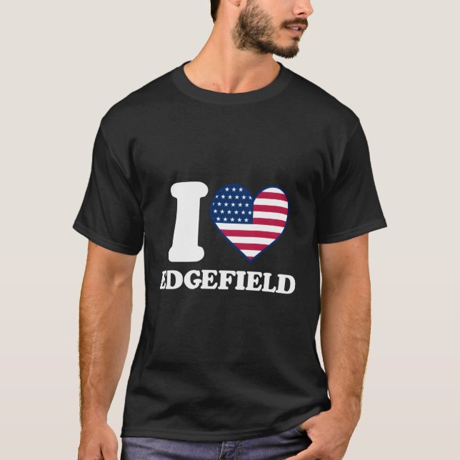 T-shirt J'Aime Edgefield I He Edgefield (Devant)