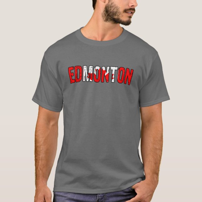 T-shirt J'aime Edmonton (Devant)
