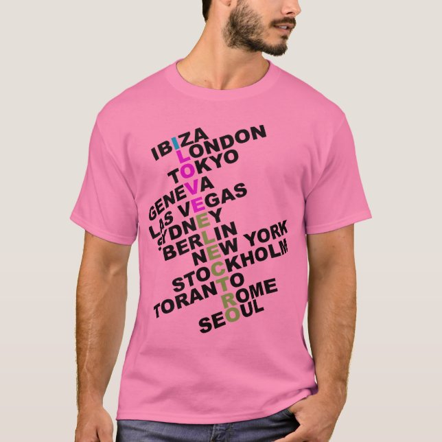 T-shirt J'aime Electro Worldwide (Devant)