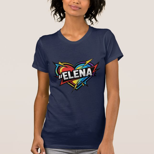 T-shirt J'aime Elena (Devant)