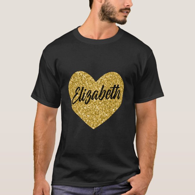 T-shirt J'aime Elizabeth Elizabeth He (Devant)