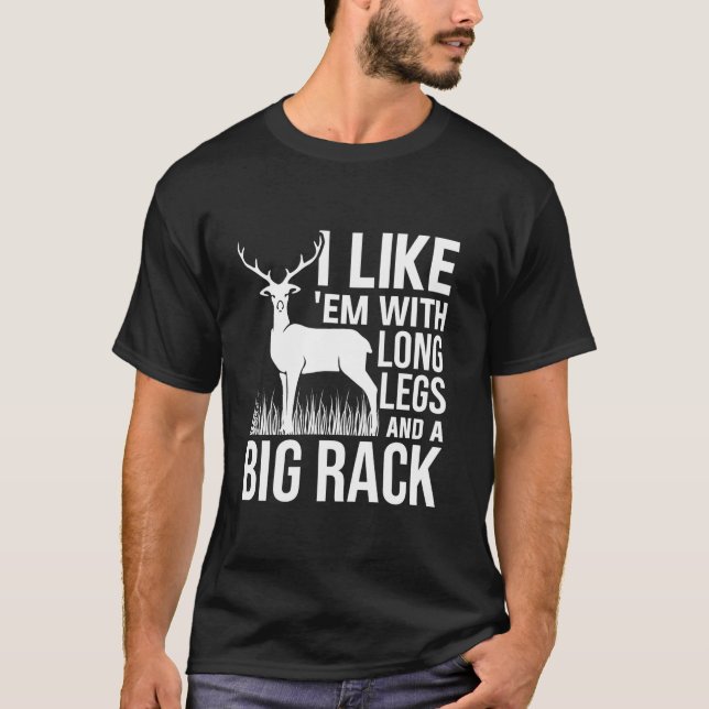 T-shirt J'Aime Em Avec De Longues Jambes Et De Grosses Cha (Devant)
