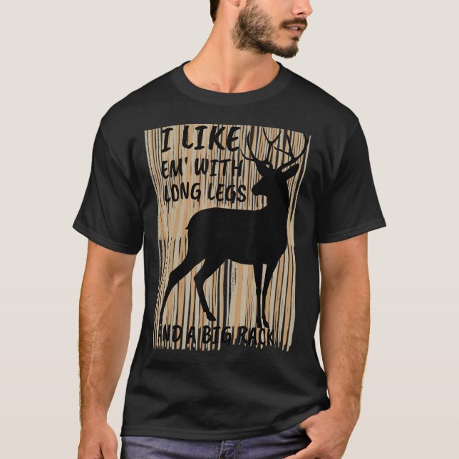 T-shirt J'Aime Em Avec De Longues Jambes Et De Grosses Cha (Devant)
