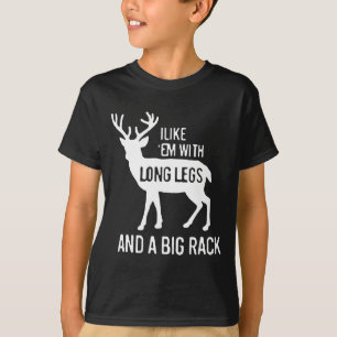 T-shirt J'Aime Em Avec De Longues Jambes Et De Grosses Cha