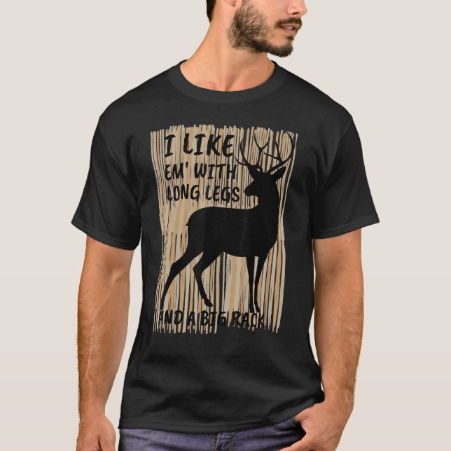 T-shirt J'Aime Em Avec De Longues Jambes Et De Grosses Cha (Devant)
