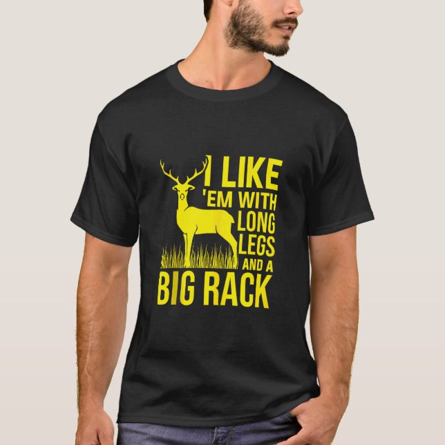 T-shirt J'Aime Em Avec De Longues Jambes Et De Grosses Cha (Devant)