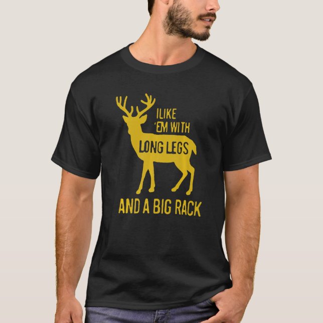 T-shirt J'Aime Em Avec De Longues Jambes Et De Grosses Cha (Devant)