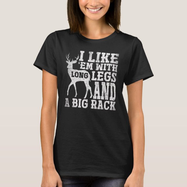 T-shirt J'Aime Em Avec De Longues Jambes Et De Grosses Cha (Devant)