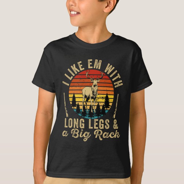 T-shirt J'Aime Em Avec De Longues Jambes Et Un Gros Rack D (Devant)