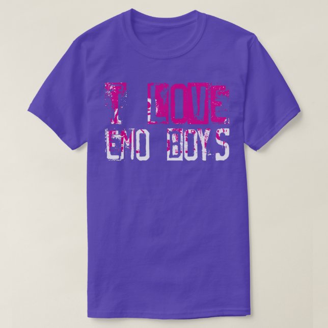 T-shirt J'aime emo filles J'aime emo garçons Funny Emo Got (Design devant)