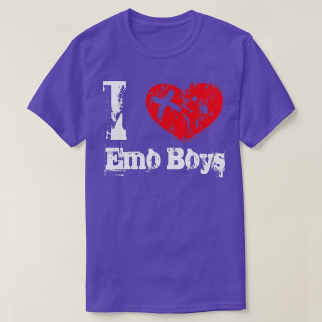 T-shirt J'aime emo garçons J'aime emo filles Funny Emo Got (Design devant)