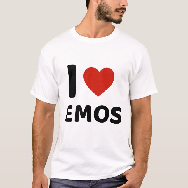 T-SHIRT J'AIME EMOS SHIRT (Devant)
