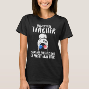 T-shirt J'Aime Enseignant Primaire Retour À L'École Élémen